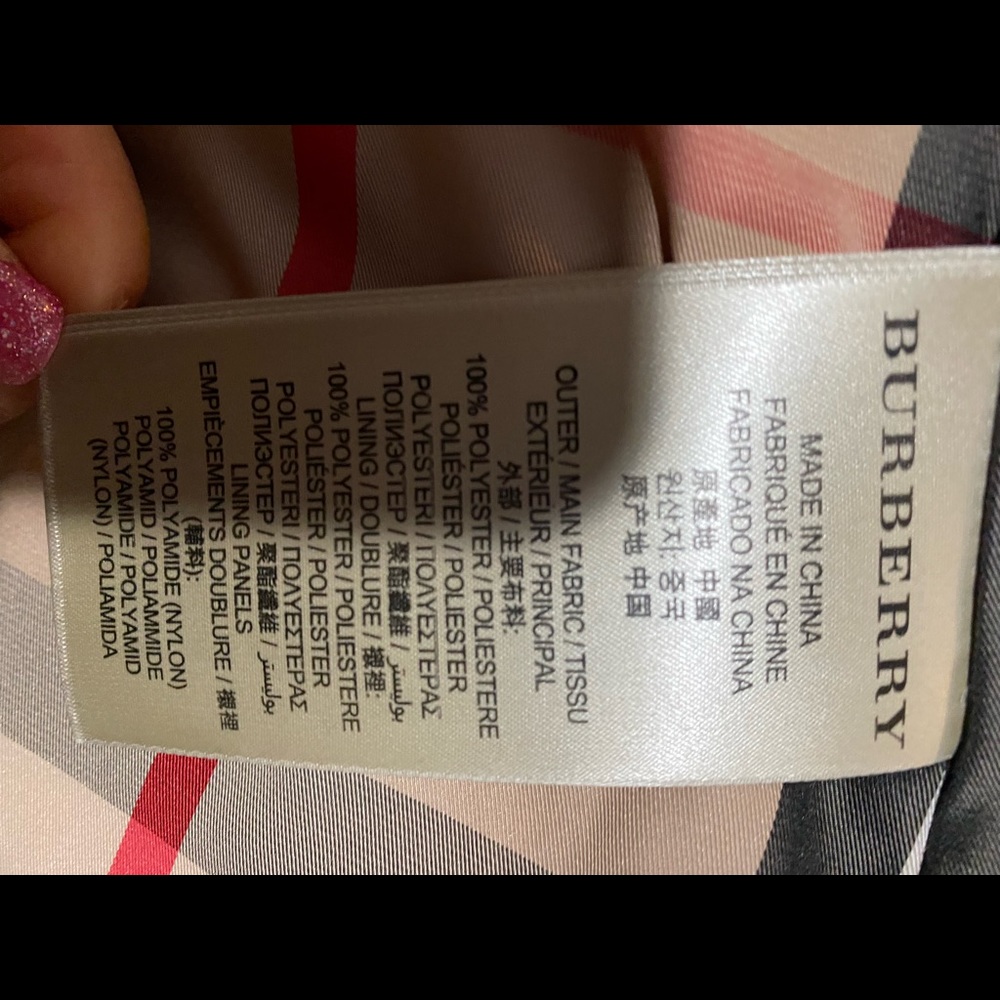 Authentic Burberry Down Coat Black Size XS - Picture 12 of 14